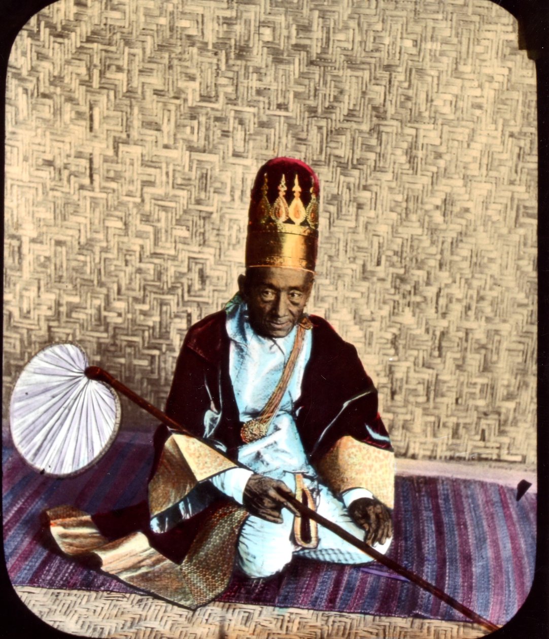 Den øverstkommanderende for hæren i Mandalay, ca. 1890