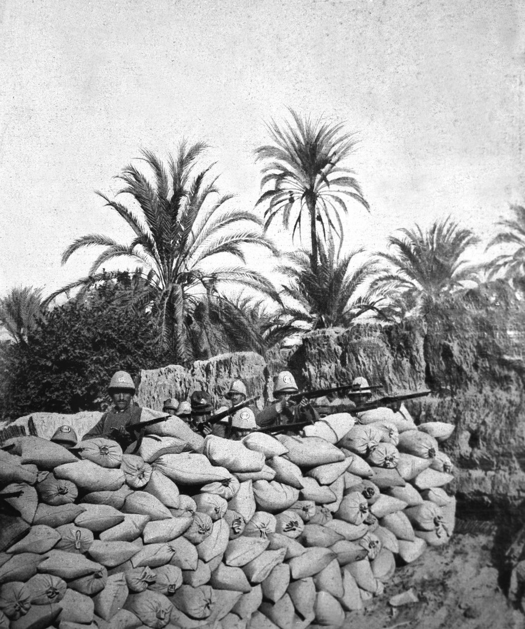 Italiens erobring af Libyen, ca. 1911 (s/h-foto) af Unknown photographer