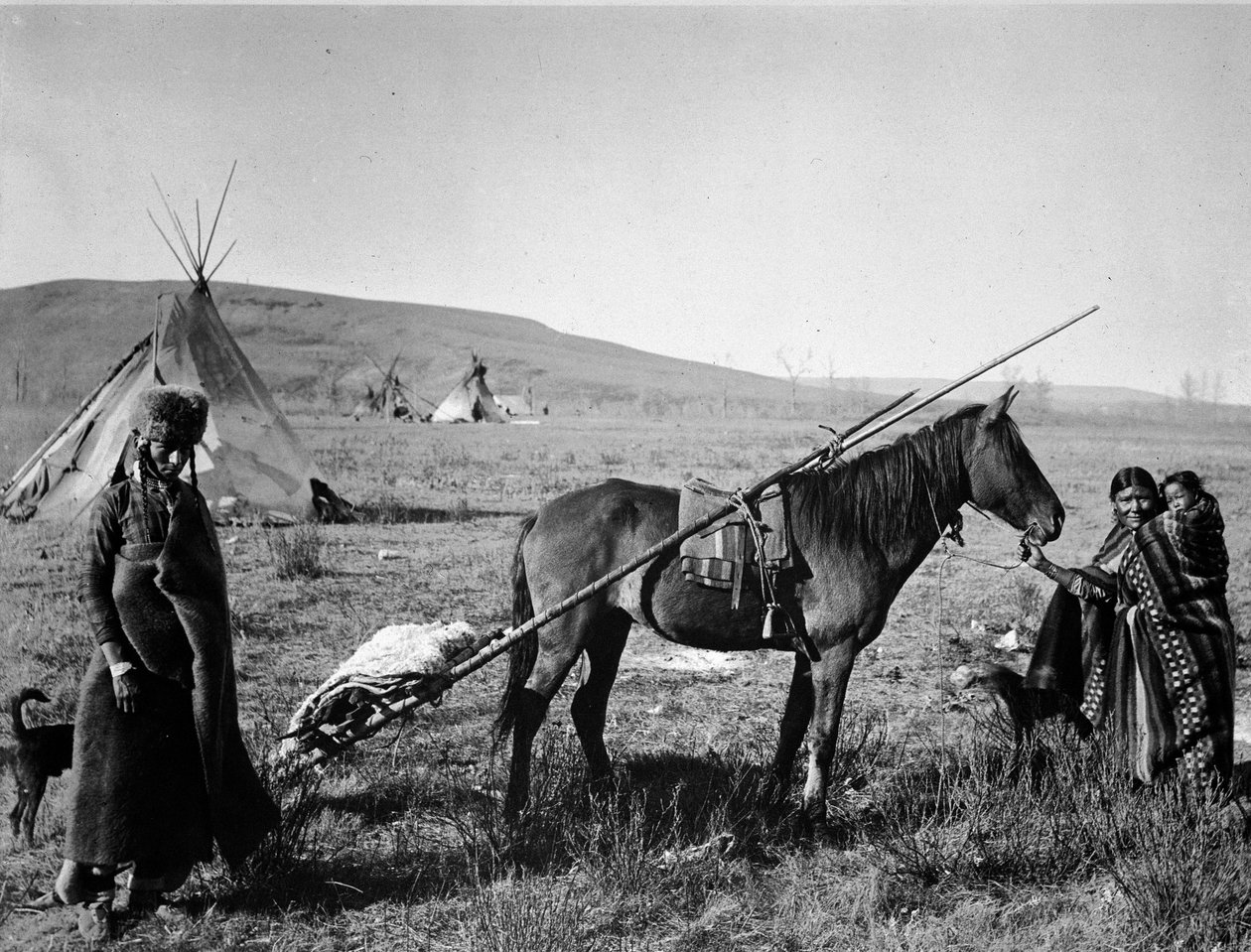 Cree Indian Family of Canada af Unknown photographer