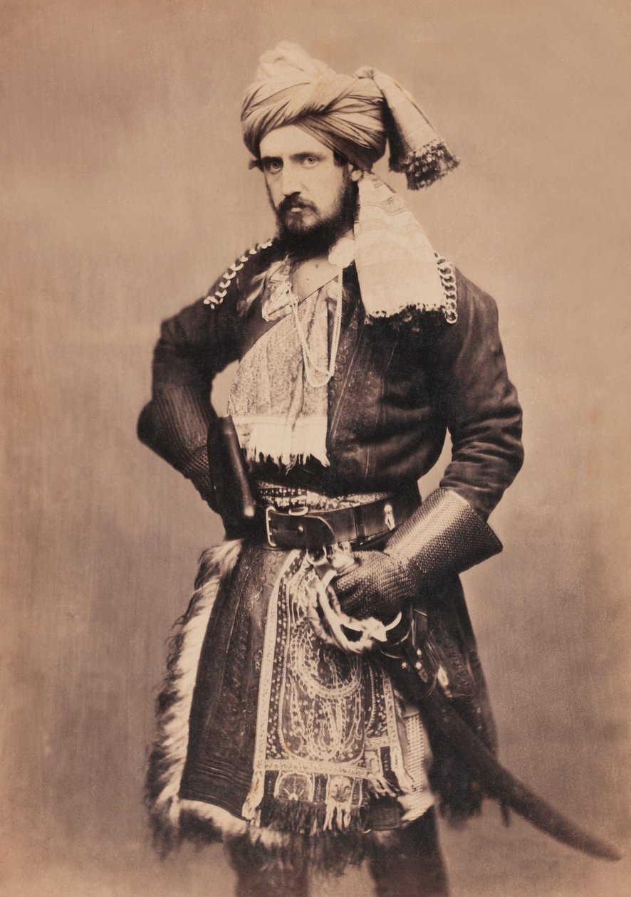 Dighton Probyn, 2nd Punjab Cavalry, 1857 circadani af Unknown photographer