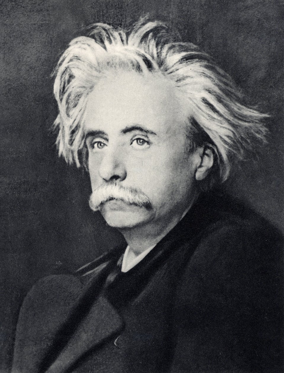 Edvard (Hagerup) Grieg (1843-1907) norsk komponist (s/h-foto) af Unknown photographer