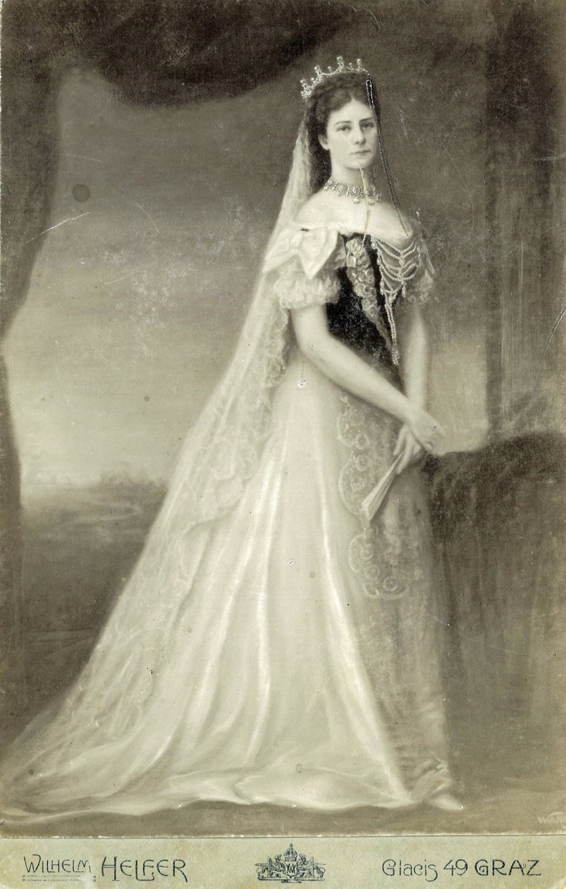 Elisabeth, kejserinde af Østrig og dronninggemalinde af Ungarn (24. december 1837 - 10. september 1898) (foto) af Unknown photographer