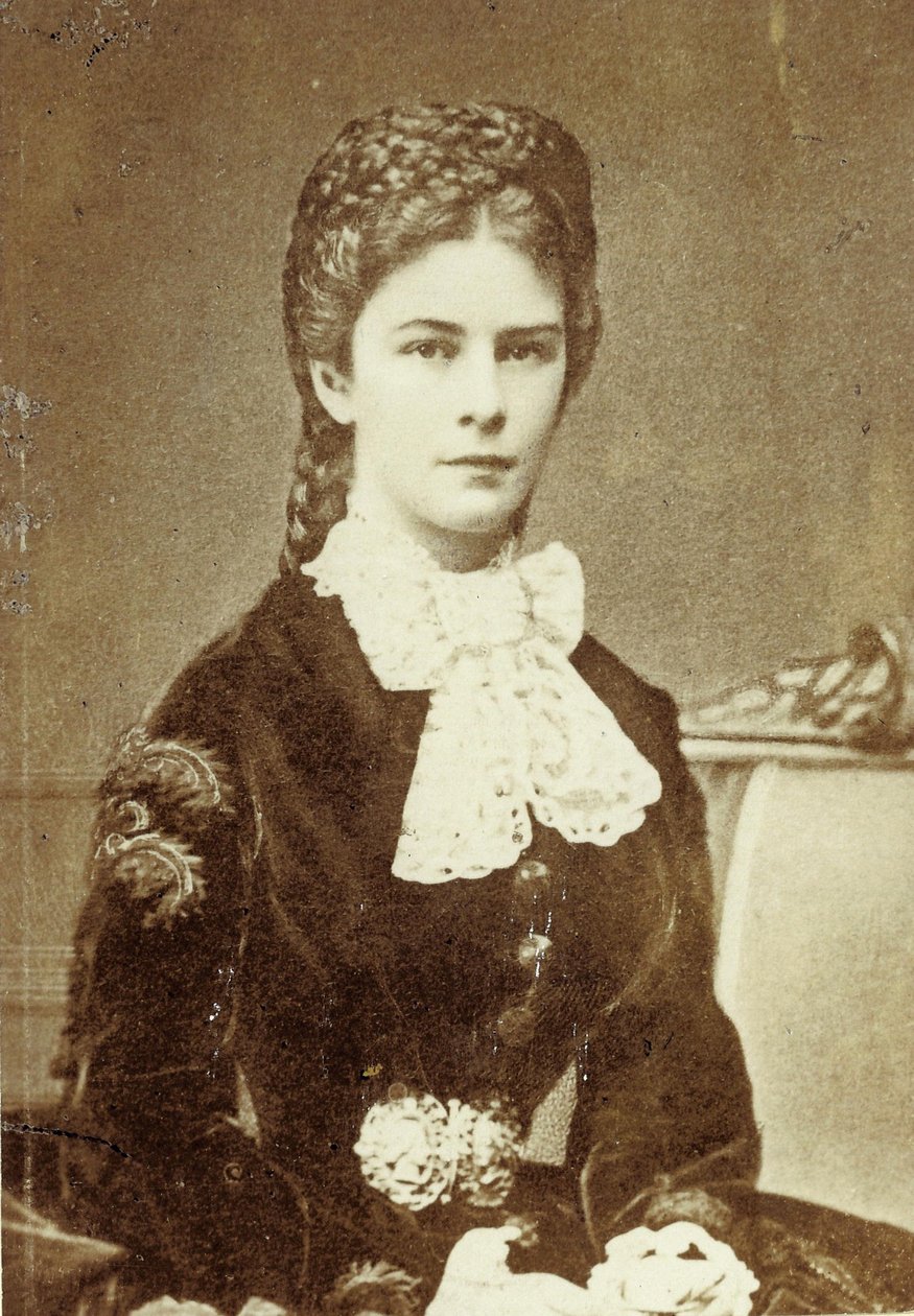 Elisabeth, kejserinde af Østrig og dronninggemalinde af Ungarn (24. december 1837 - 10. september 1898) (foto) af Unknown photographer