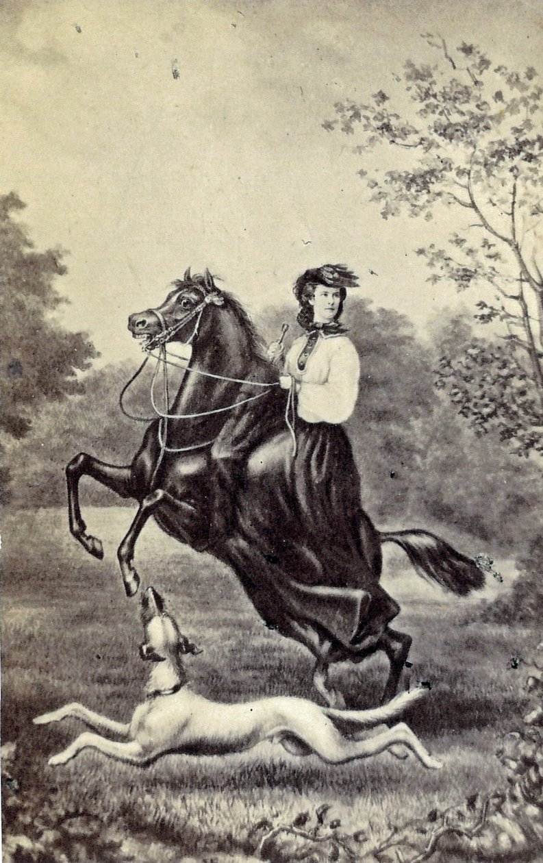 Elisabeth, kejserinde af Østrig og dronninggemalinde af Ungarn (24. december 1837 - 10. september 1898) (foto) af Unknown photographer
