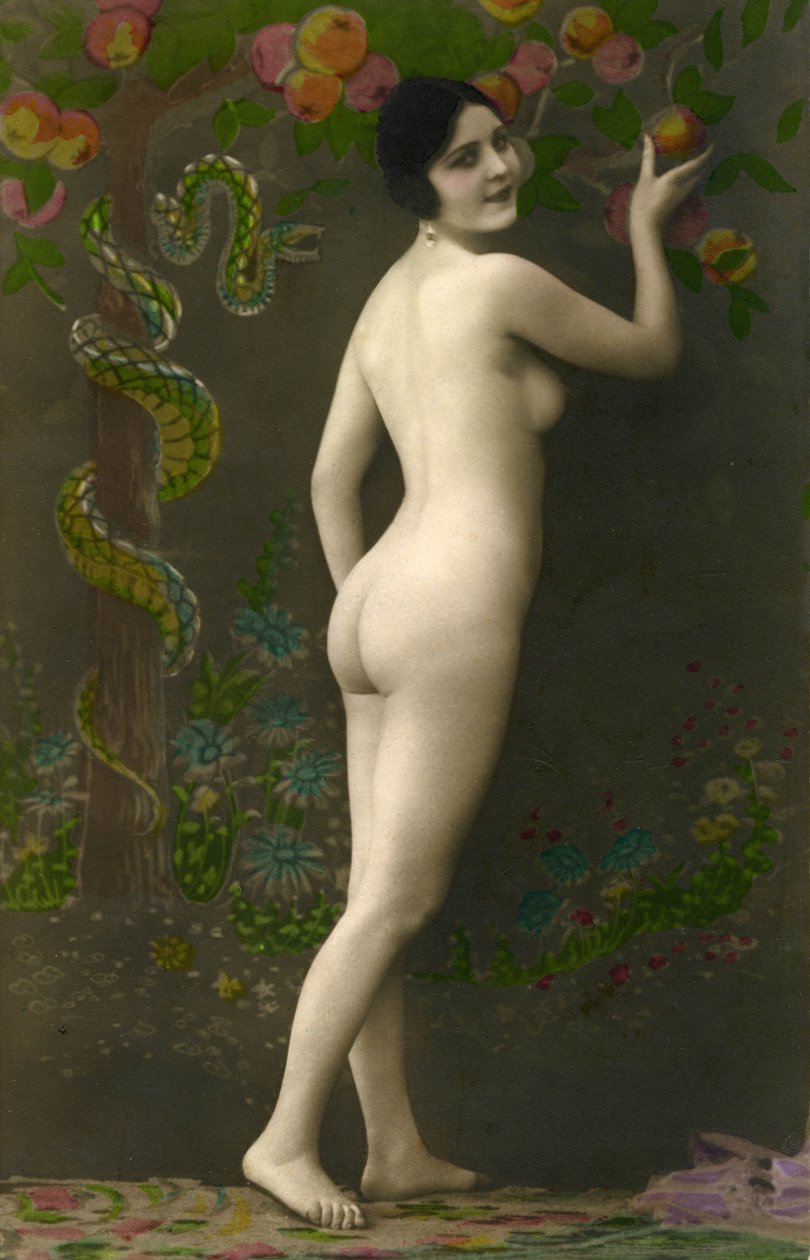 Fancy postkort (kitsch): Eve de la "Belle Epoque" (ca. 1920) af Unknown photographer
