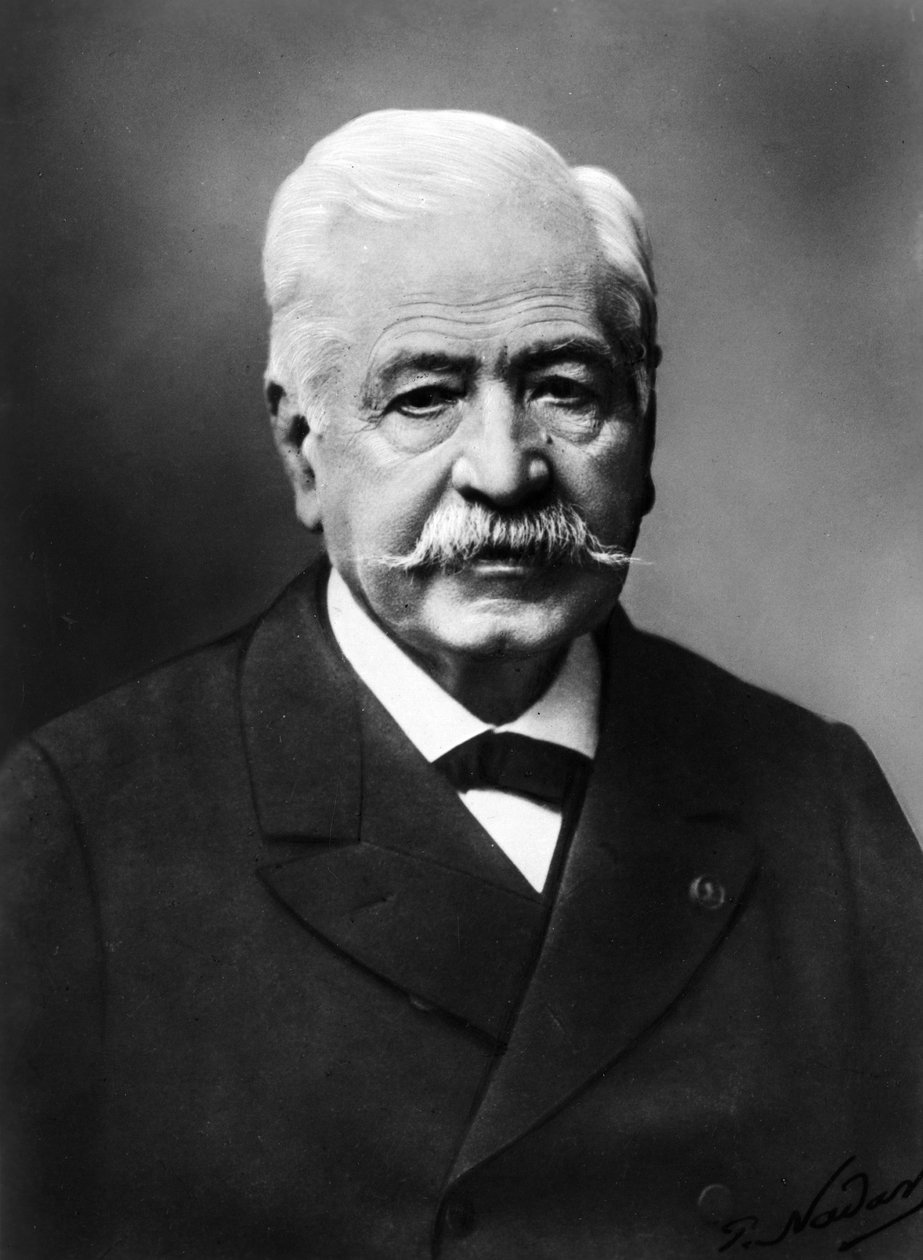 Ferdinand de Lesseps (1805-1894), fransk diplomat og administrator. af Unknown photographer