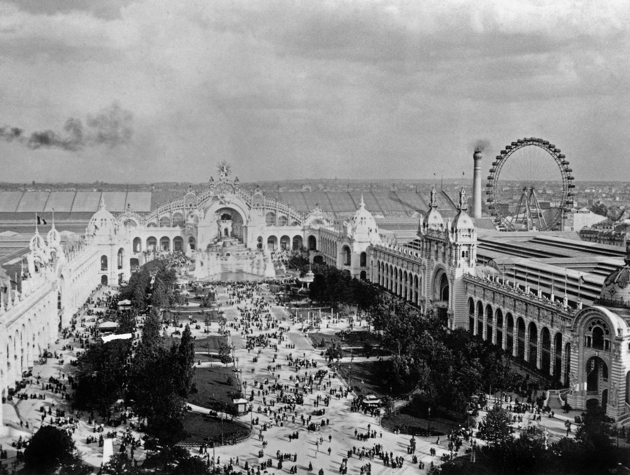Pariserhjul, Verdensudstillingen i Paris af Unknown photographer