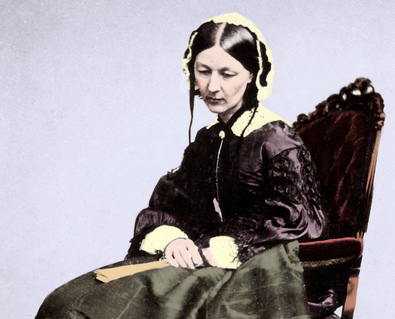 Florence Nightingale (1820-1910) af Unknown photographer