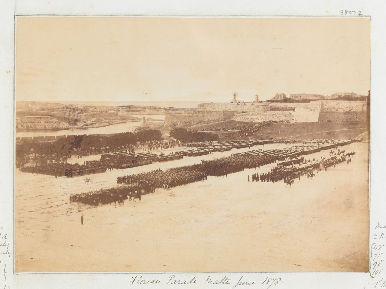 Florian Parade, Malta, June 1878dani af Unknown photographer