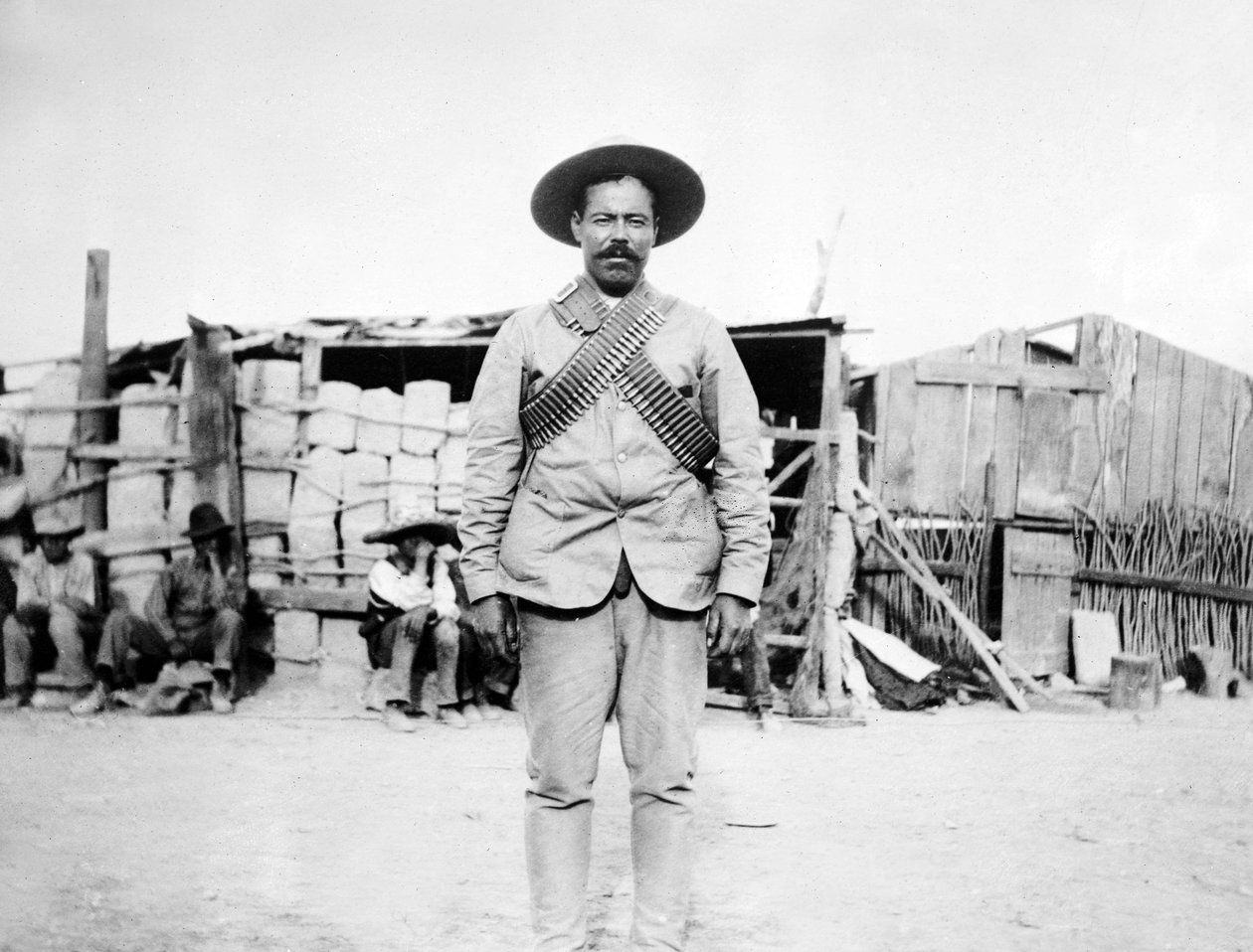 Francisco Villa aka Pancho Villa (1878-1923) general i den mexicanske revolution af Unknown photographer