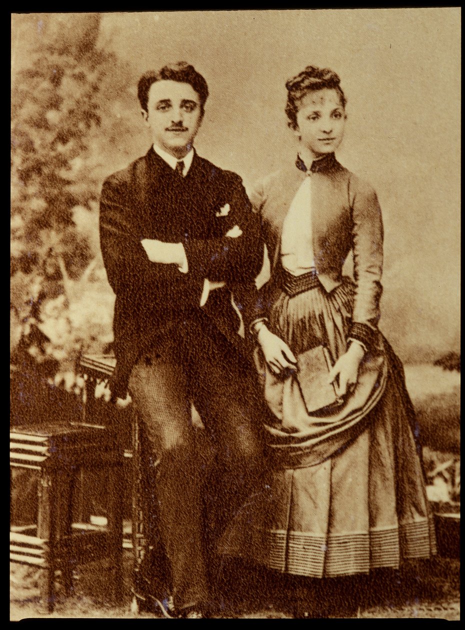 George og Jeanne Hugo (Små børn af Victor Hugo) af Unknown photographer