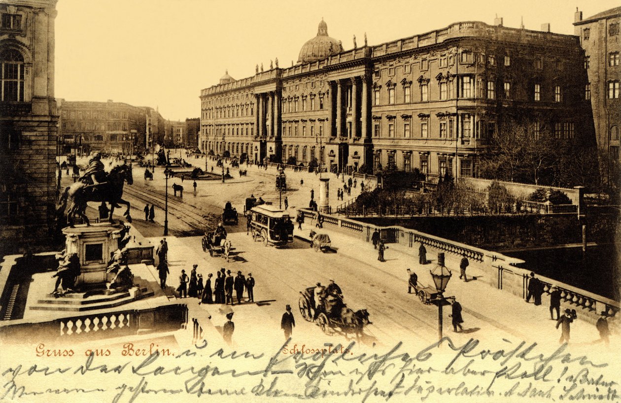 Tyskland , Berlin , den tyske kejsers palads , postkort ca. 1904. af Unknown photographer