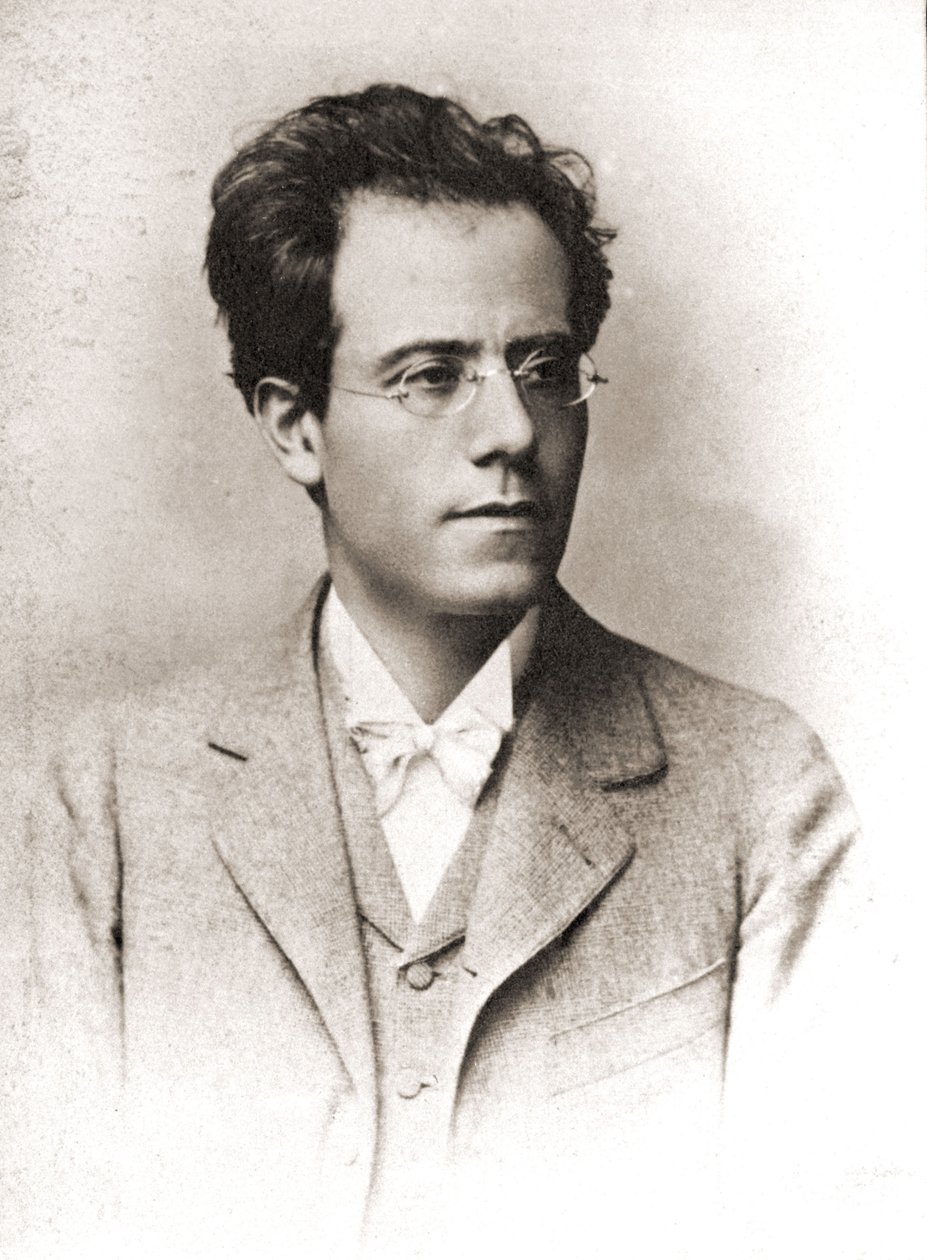 Gustav Mahler (1860 - 1911). af Unknown photographer