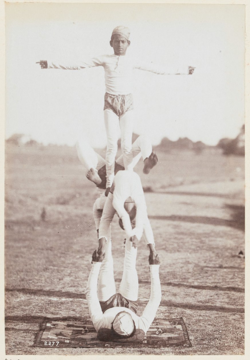Gymnastik i træningslejren, Delhi af Unknown photographer