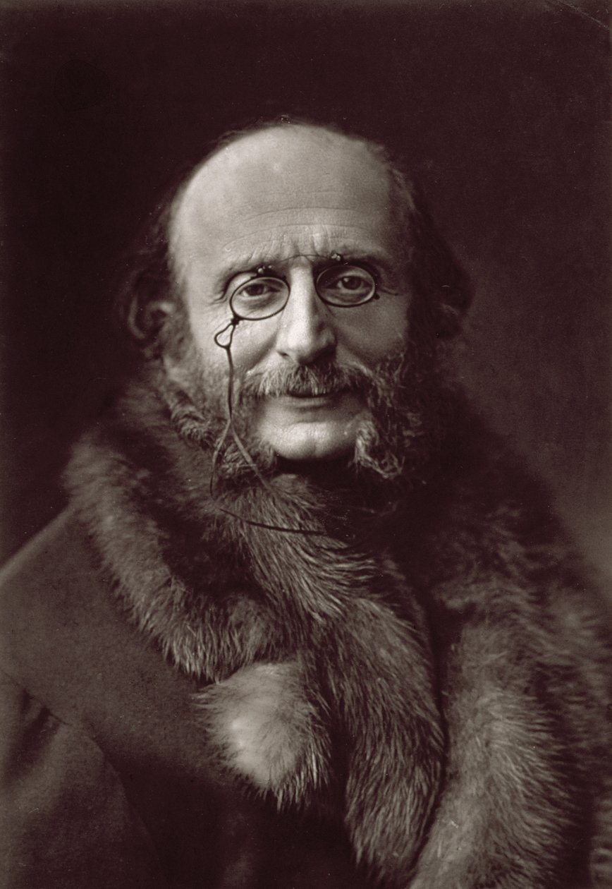 Jacques Offenbach (1819-80), tysk komponist (s/h foto) af Unknown photographer
