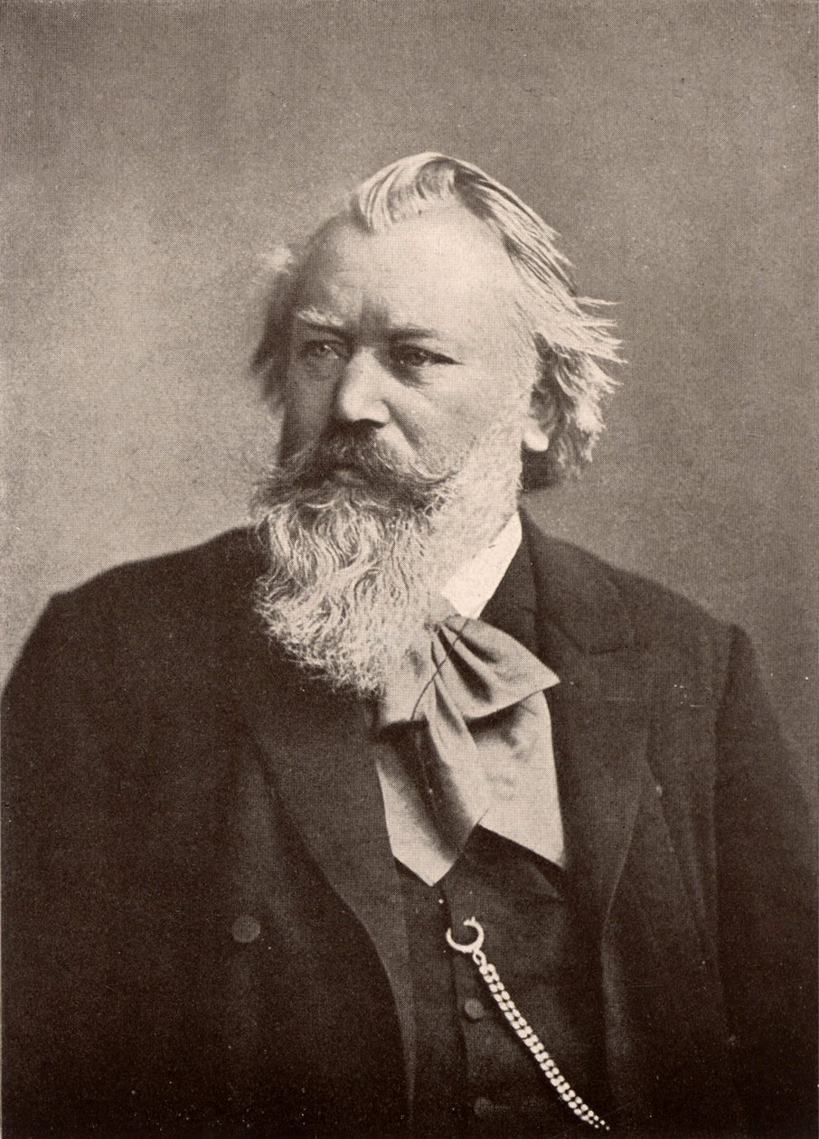 Johannes Brahms (1833-1897) af Unknown photographer