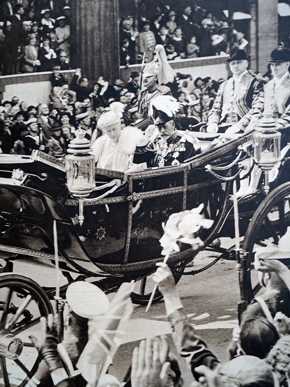 Kong George V og Mary af Teck af Unknown photographer