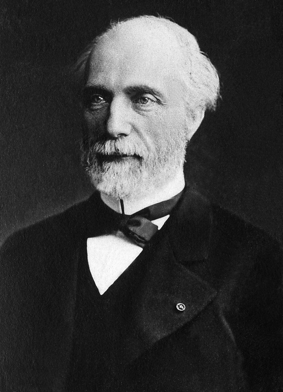 Louis Charles de Saulces de Freycinet (1828-1923), minernes ingeniør, fysiker, akademiker valgt i 1890. af Unknown photographer