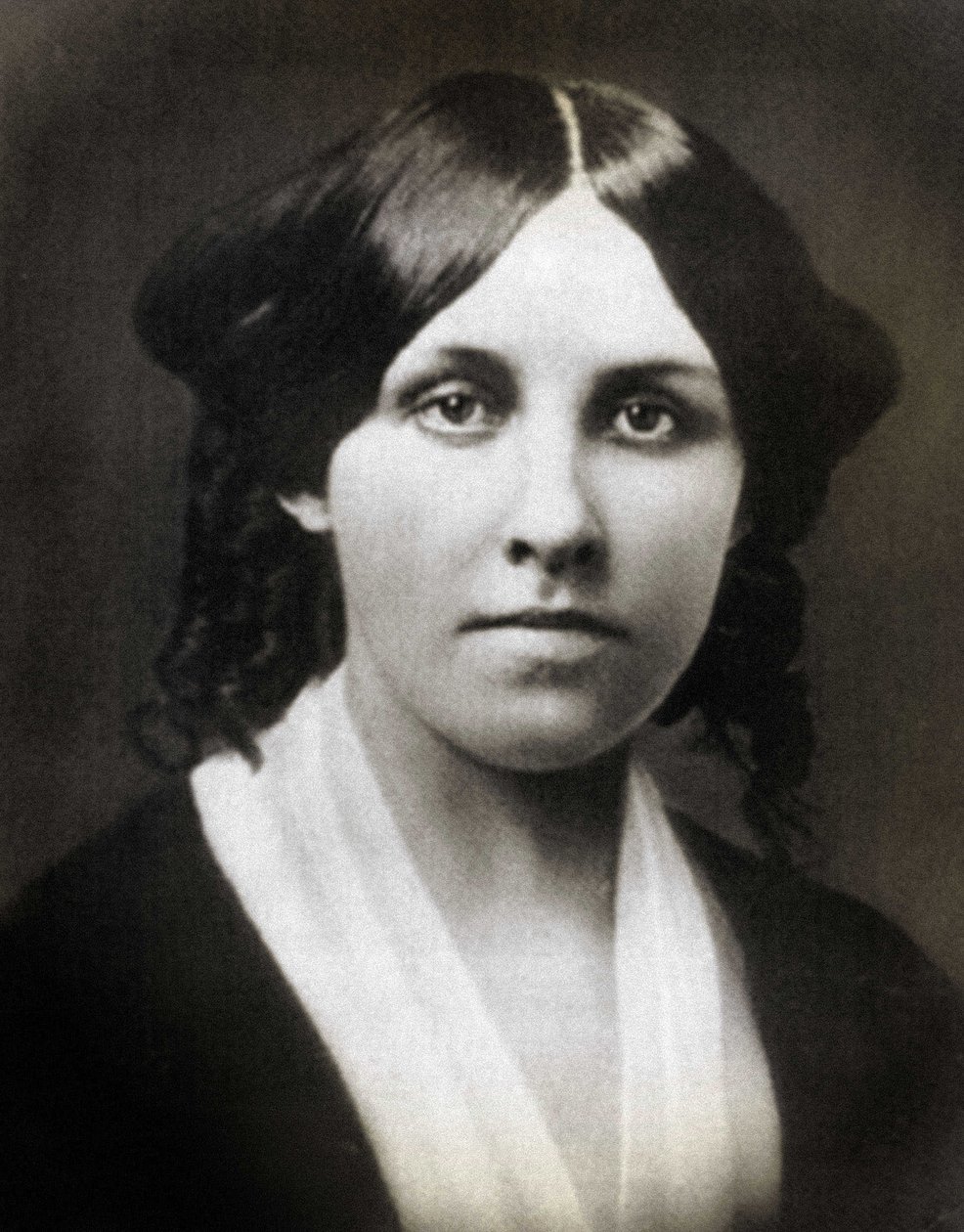 Louisa May Alcott (1832 - Boston 1888), amerikansk forfatter. af Unknown photographer