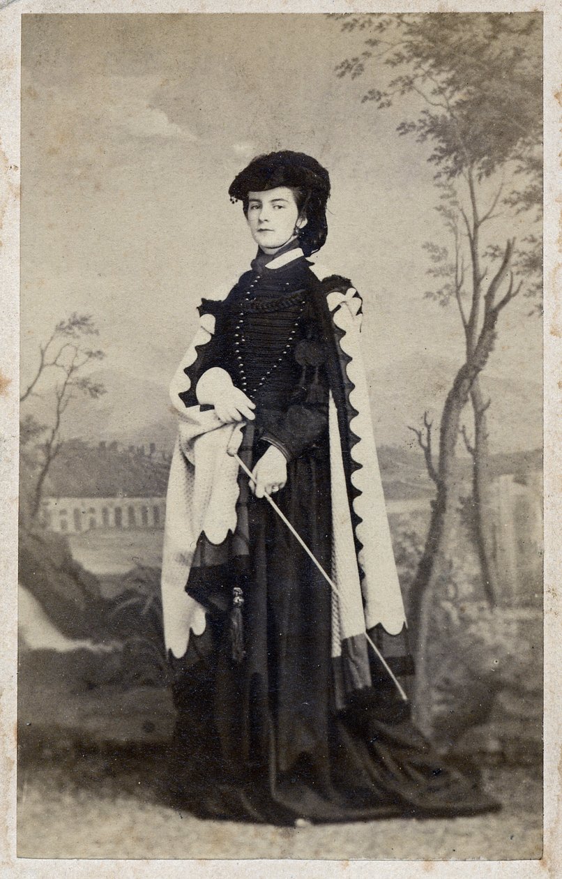Maria Sophie af Bayern - 1861 - Portræt af Marie-Sophie (Marie Sophie) Amelie, hertuginde i Bayern og dronning af de to Sicilier (1841 1925) af Unknown photographer