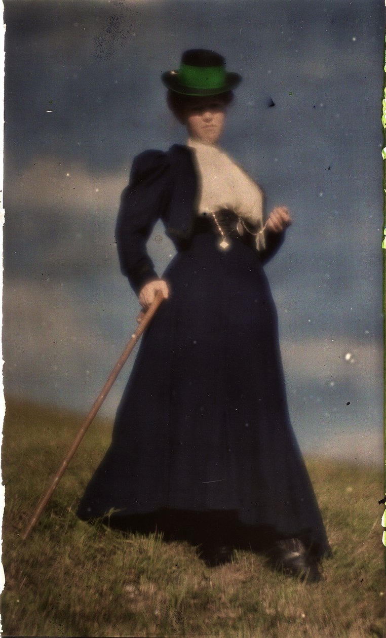 Miss Mary i det blå kostume af Unknown photographer