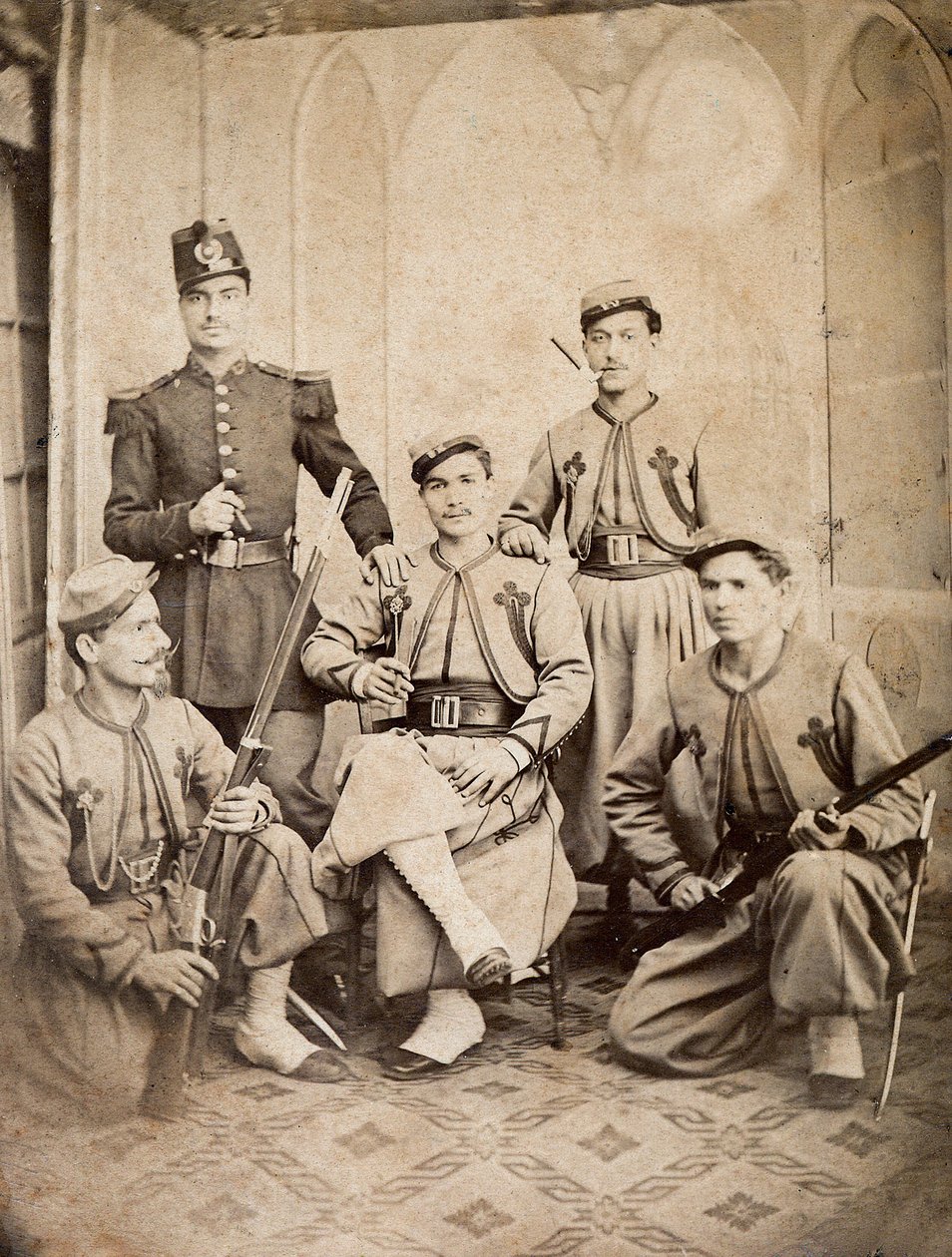 Pavelige Zouave - Pavelige Zouave - 1865 - af Unknown photographer