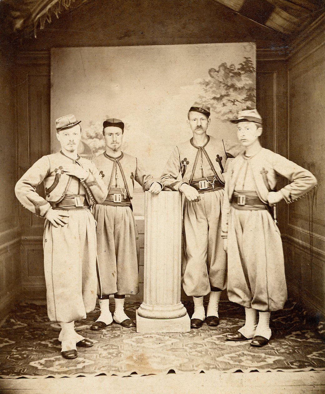 Pavelige Zouave - Pavelige Zouave - 1865 - af Unknown photographer