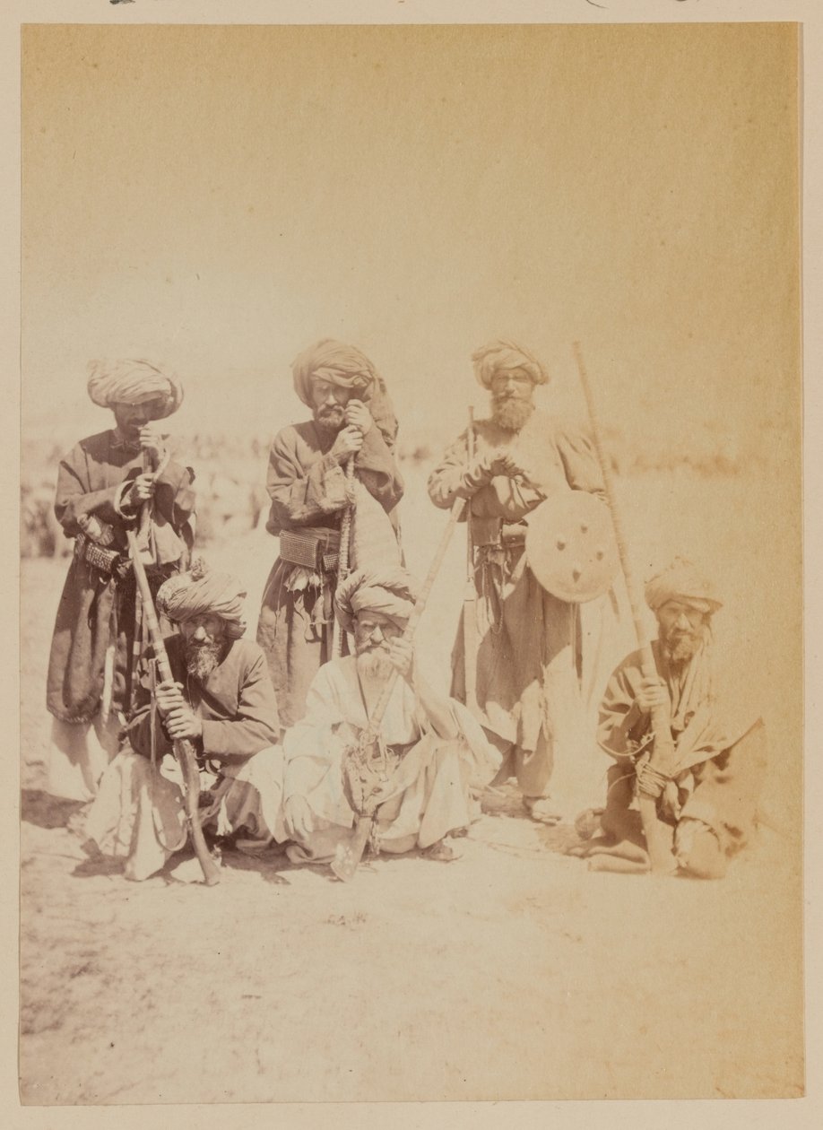 Pathan stammefolk af Unknown photographer