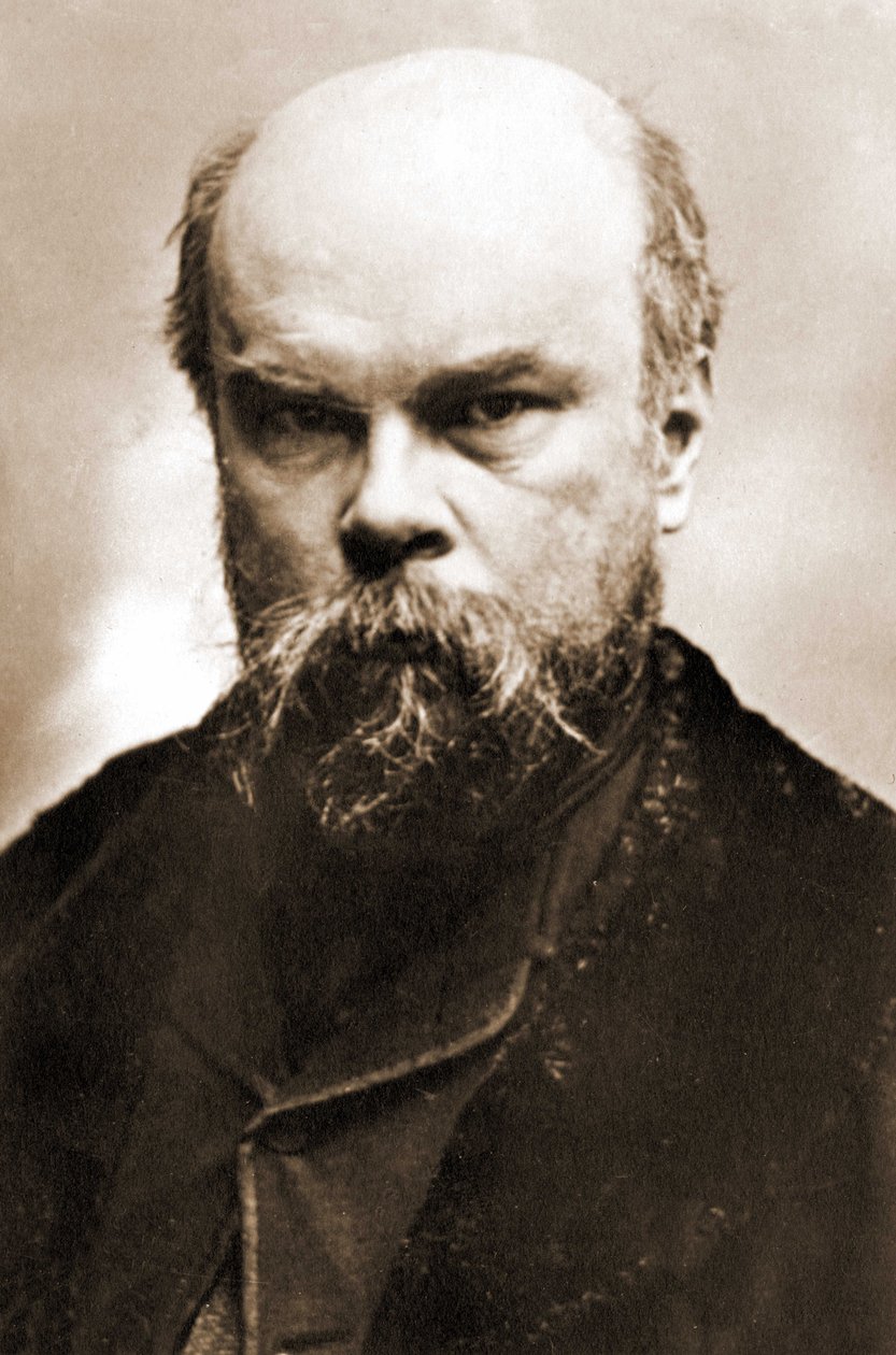 Paul Verlaine (1844-1896), fransk digter. af Unknown photographer