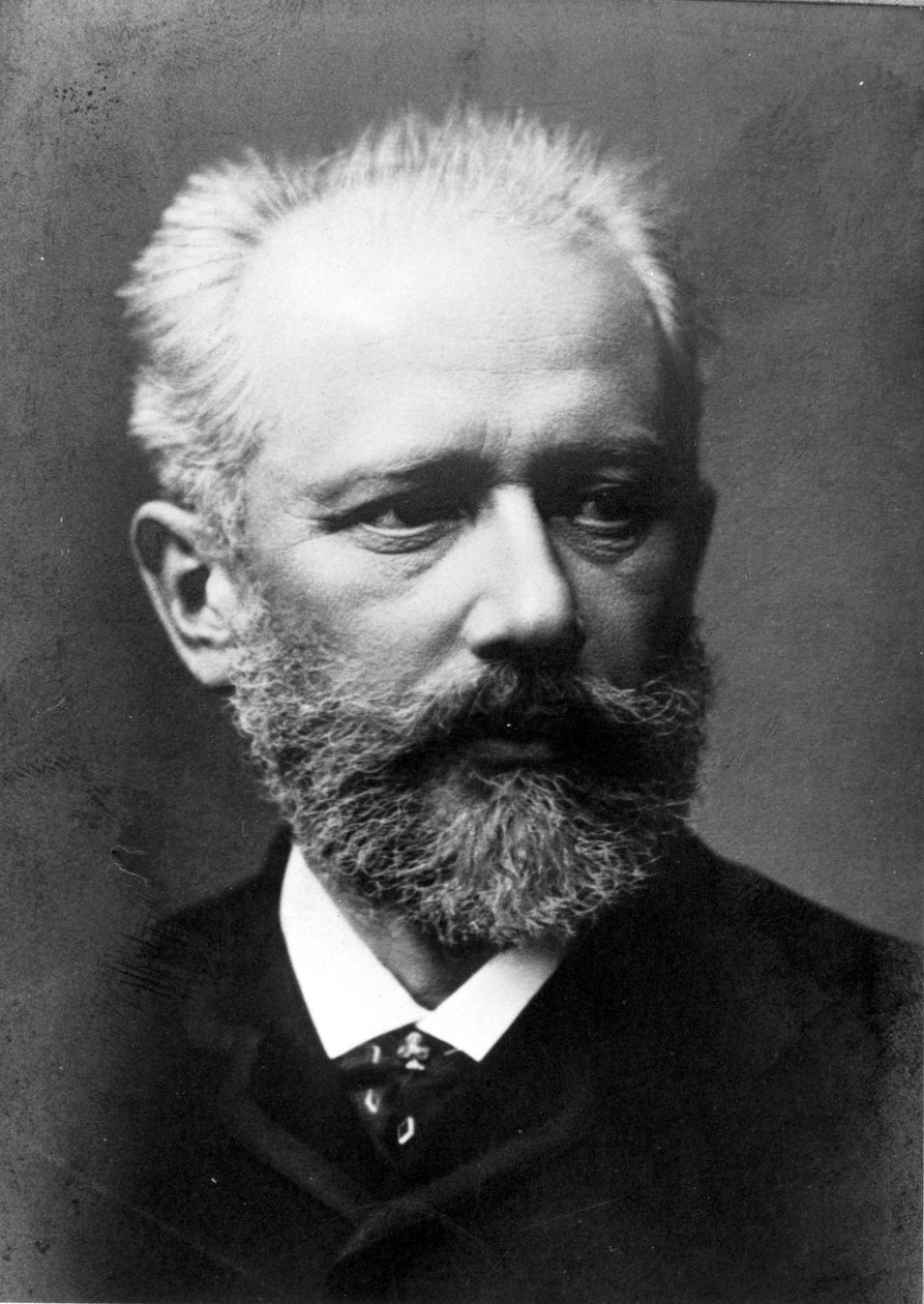 Piotr eller Petr Iljitsj Tjajkovskij (1840 - 1893), russisk komponist. 1800-tals fotografi. af Unknown photographer