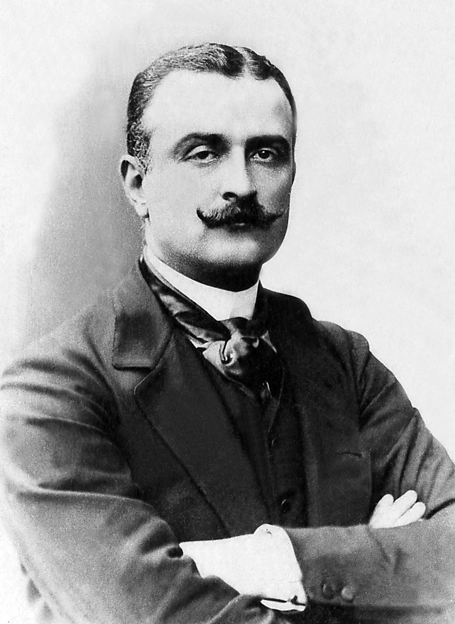 Portræt Marquis Antoine de Mores (1858-1896), fransk eventyrer. af Unknown photographer