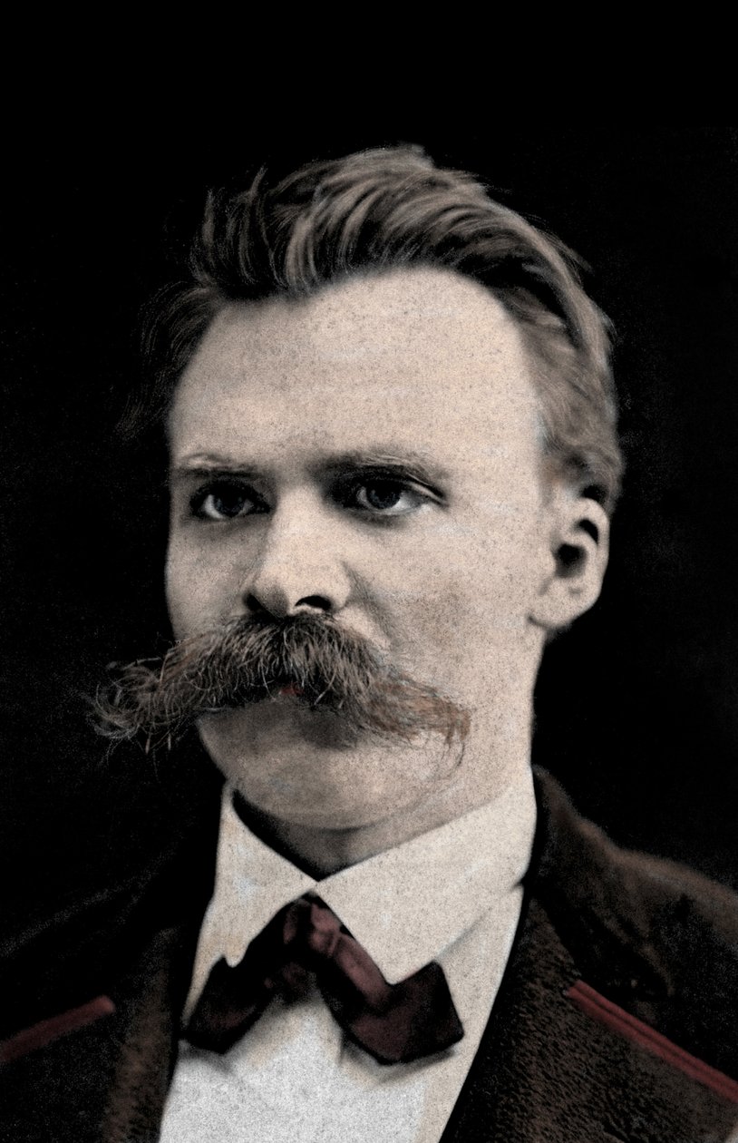 Portræt af Friedrich Nietzsche (1844 -1900) af Unknown photographer