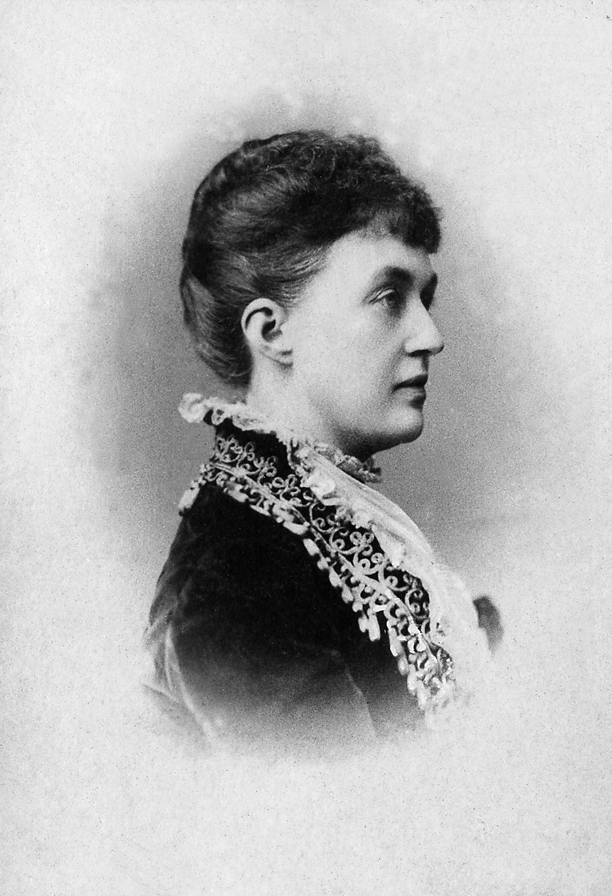Portræt af Adelaide Marie af Anhalt Dessau (Anhalt-Dessau) (1833-1916), storhertuginde af Luxembourg. af Unknown photographer