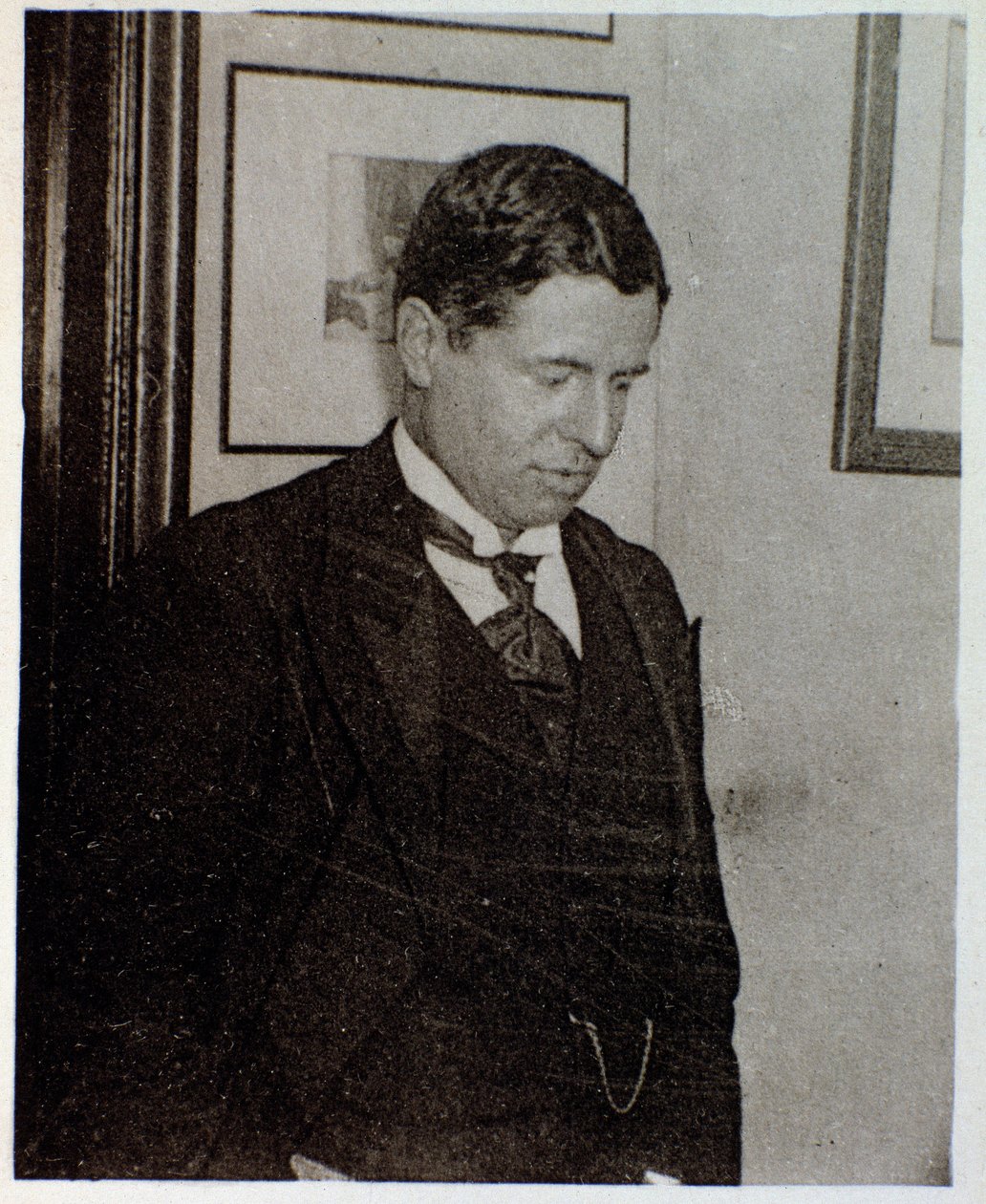 Portræt af Alberic Magnard (s/h foto) af Unknown photographer