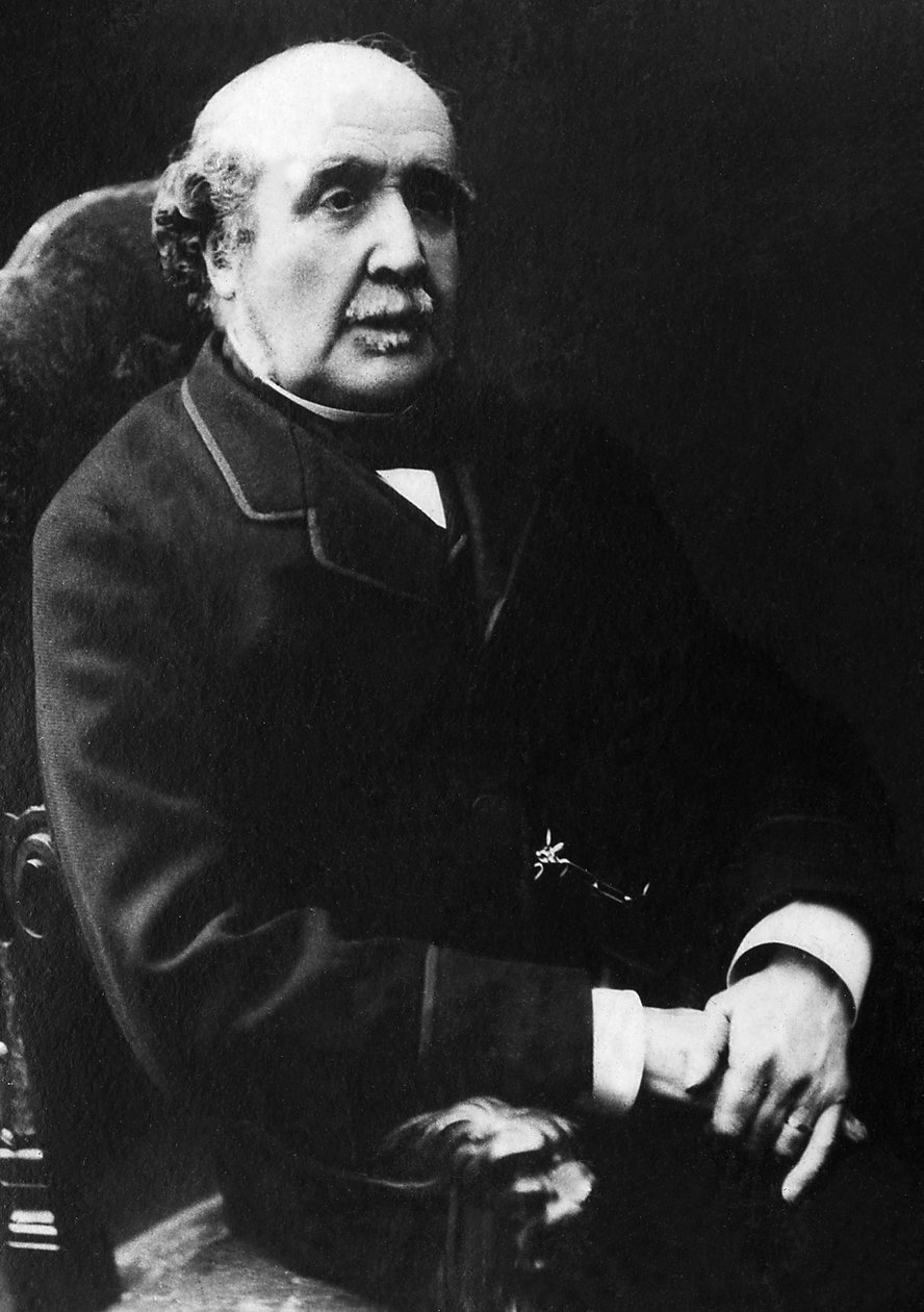 Portræt af Albert, hertug af Broglie (1821-1901), fransk historiker og politiker. af Unknown photographer