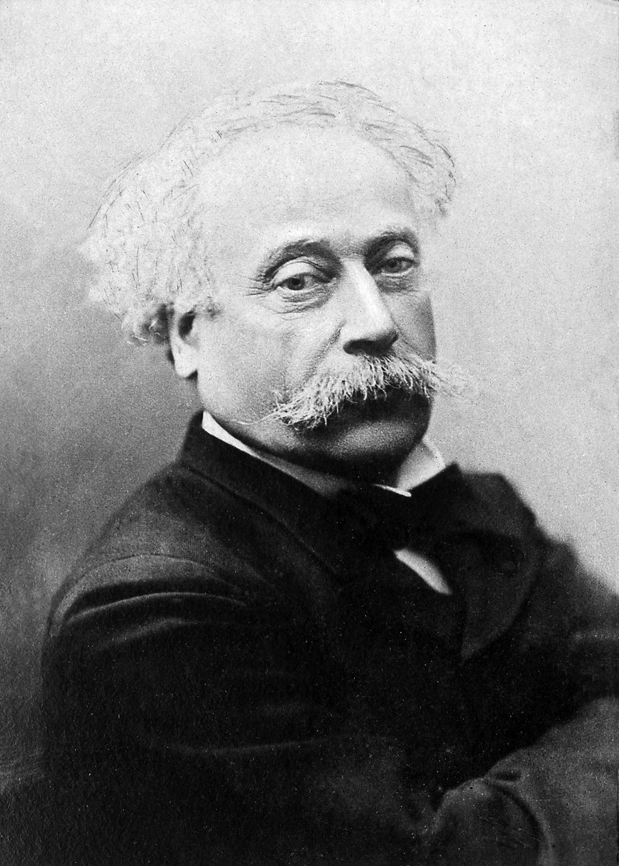 Portræt af Alexandre Dumas Jr. (1824-1895), fransk dramatiker og romanforfatter. af Unknown photographer