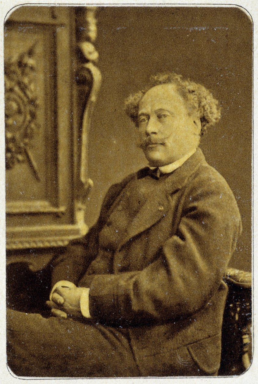 Portræt af Alexandre Dumas Jr. (1824 - 1895) i 1884 af Unknown photographer