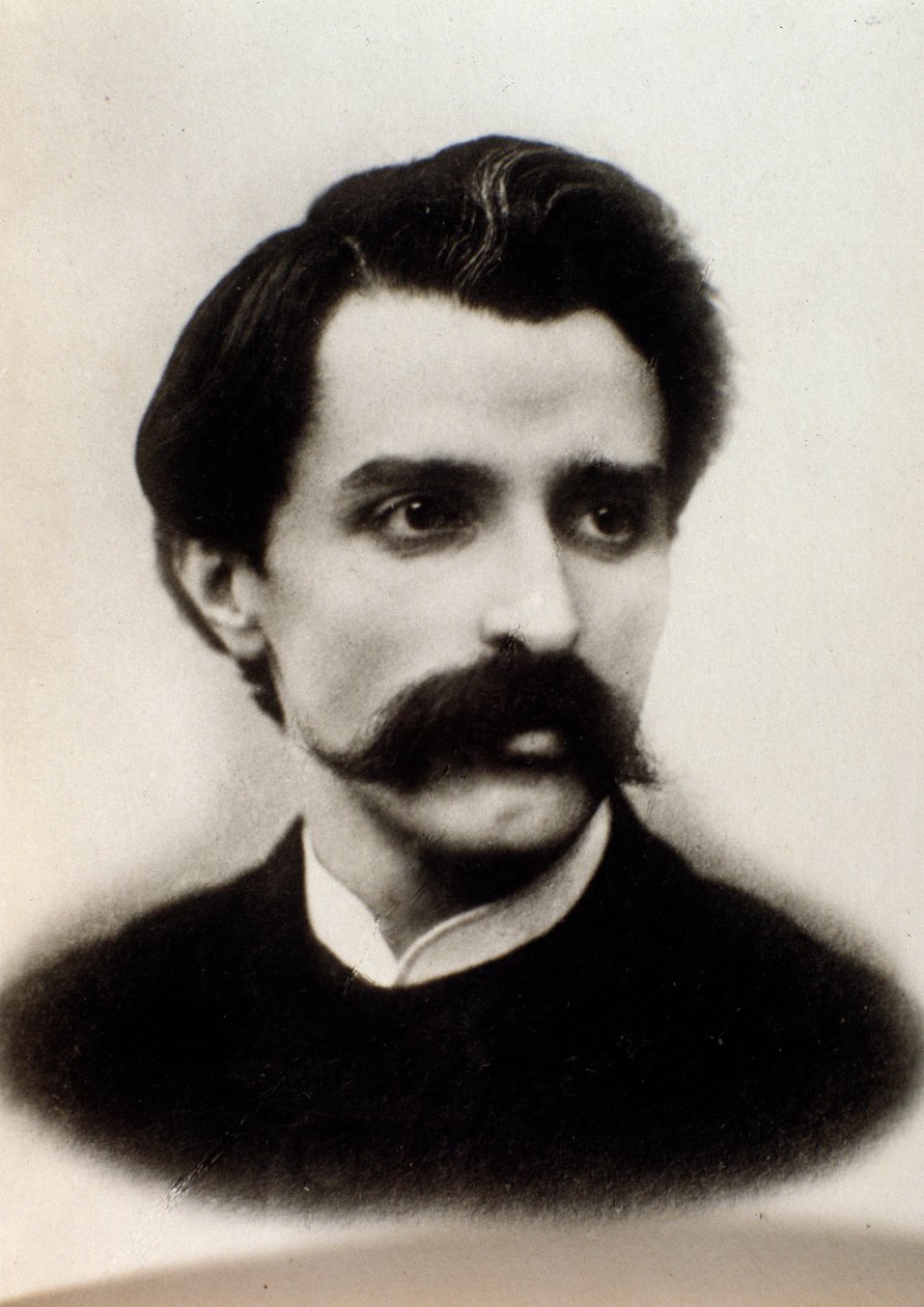 Portræt af Alfredo Catalani (s/h foto) af Unknown photographer