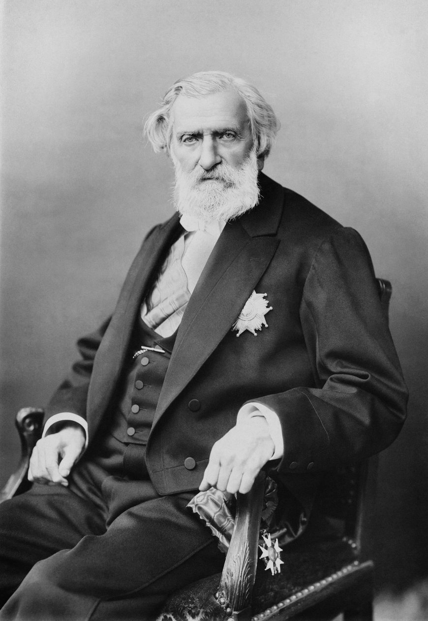 Portræt af Ambroise Thomas (1811-1896), fransk komponist. af Unknown photographer