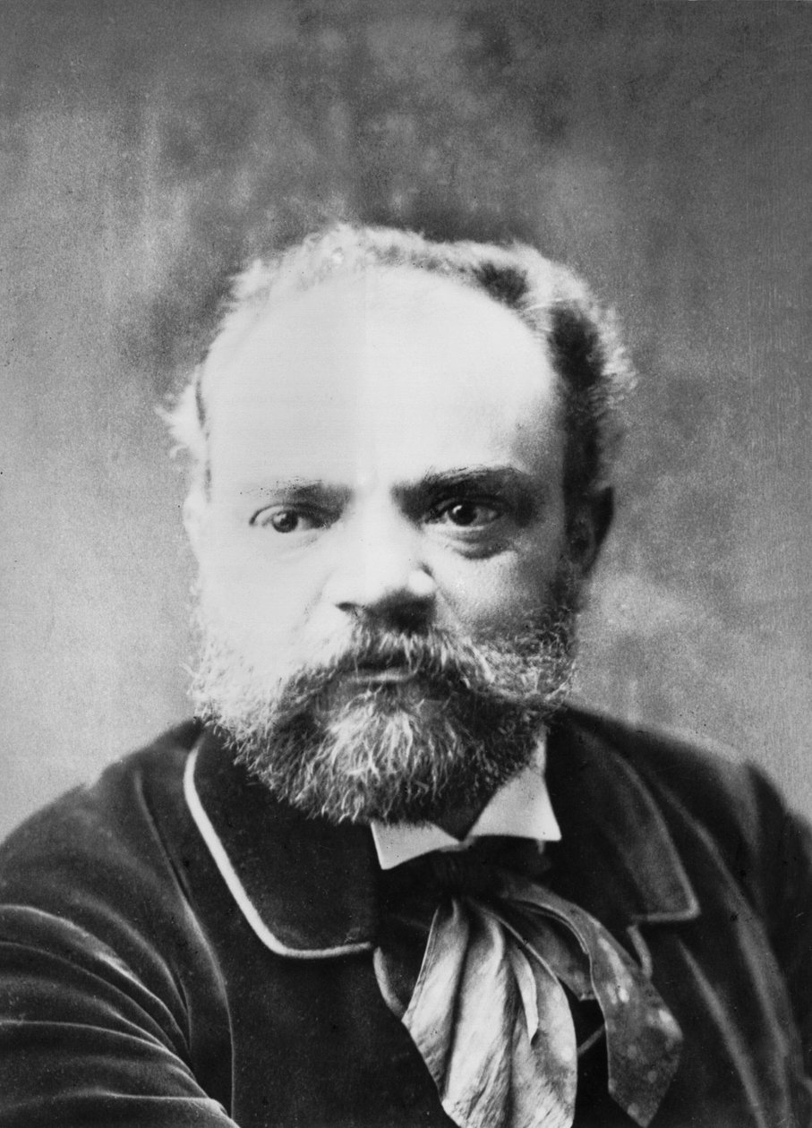 Portræt af Anton (Antonin) Dvorak (1841 - 1904), tjekkisk komponist. af Unknown photographer