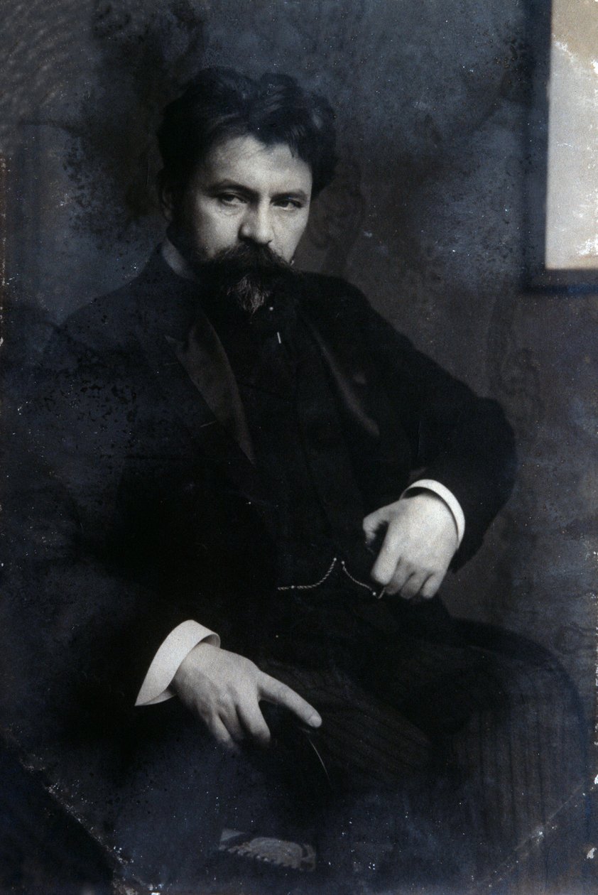 Portræt af Arthur Nikisch (s/h foto) af Unknown photographer