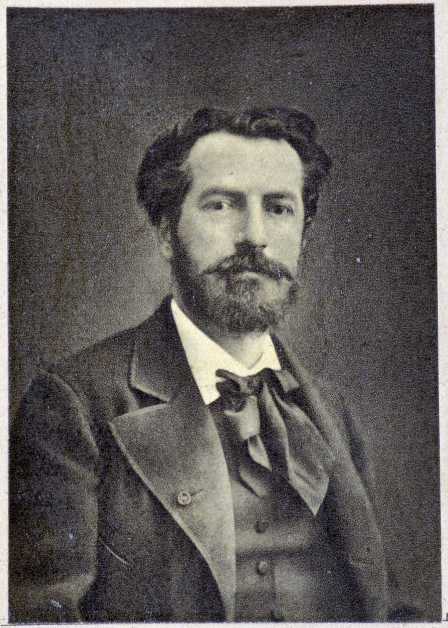 Portræt af Bartholdi i 1880 af Unknown photographer