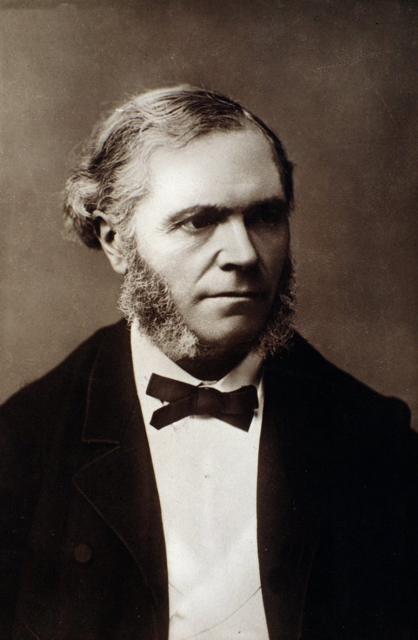 Portræt af Cesar Franck (1822-1890) engelsk komponist Fotografi. 19. århundrede. Bologna, civico museo musico af Unknown photographer