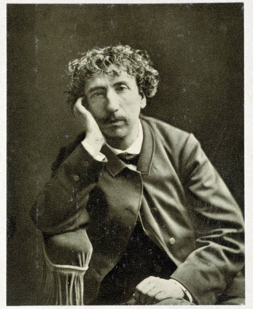 Portræt af Charles Garnier (1825 - 1898) i 1882 af Unknown photographer