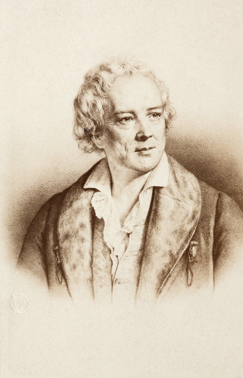 Portræt af Christoph Willibald Gluck af Unknown photographer