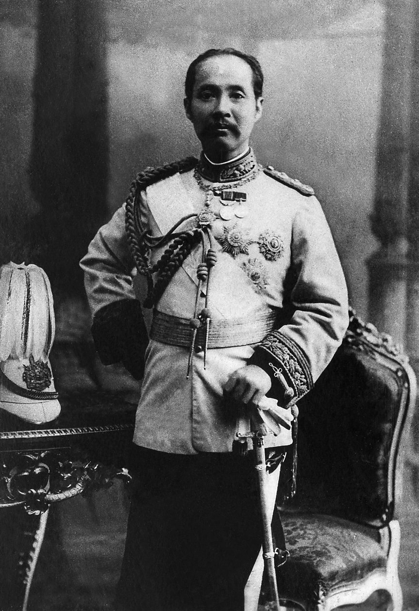 Portræt af Chulalongkorn (1853-1919), kendt som Rama V, konge af Thailand (1868-1910). af Unknown photographer