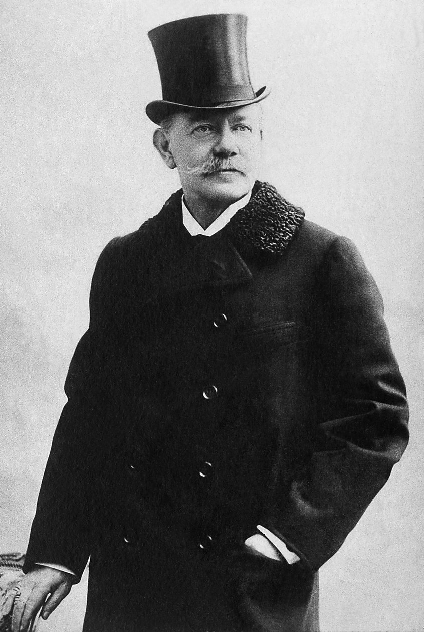 Portræt af grev Michael Nicolaievich Muravieff (1845-1900) russisk politiker. Fotografi, begyndelsen af det 20. århundrede. af Unknown photographer