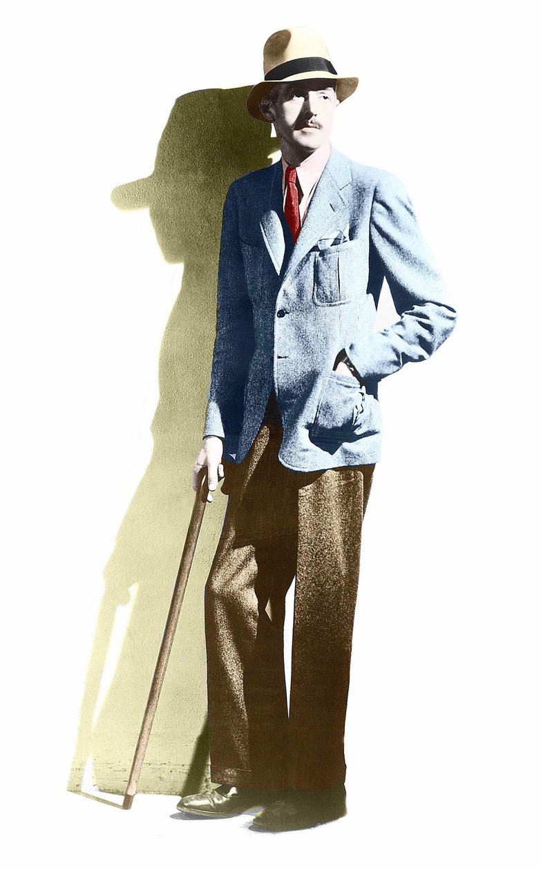 Portræt af Dashiell Hammett (1894-1961), amerikansk forfatter. af Unknown photographer