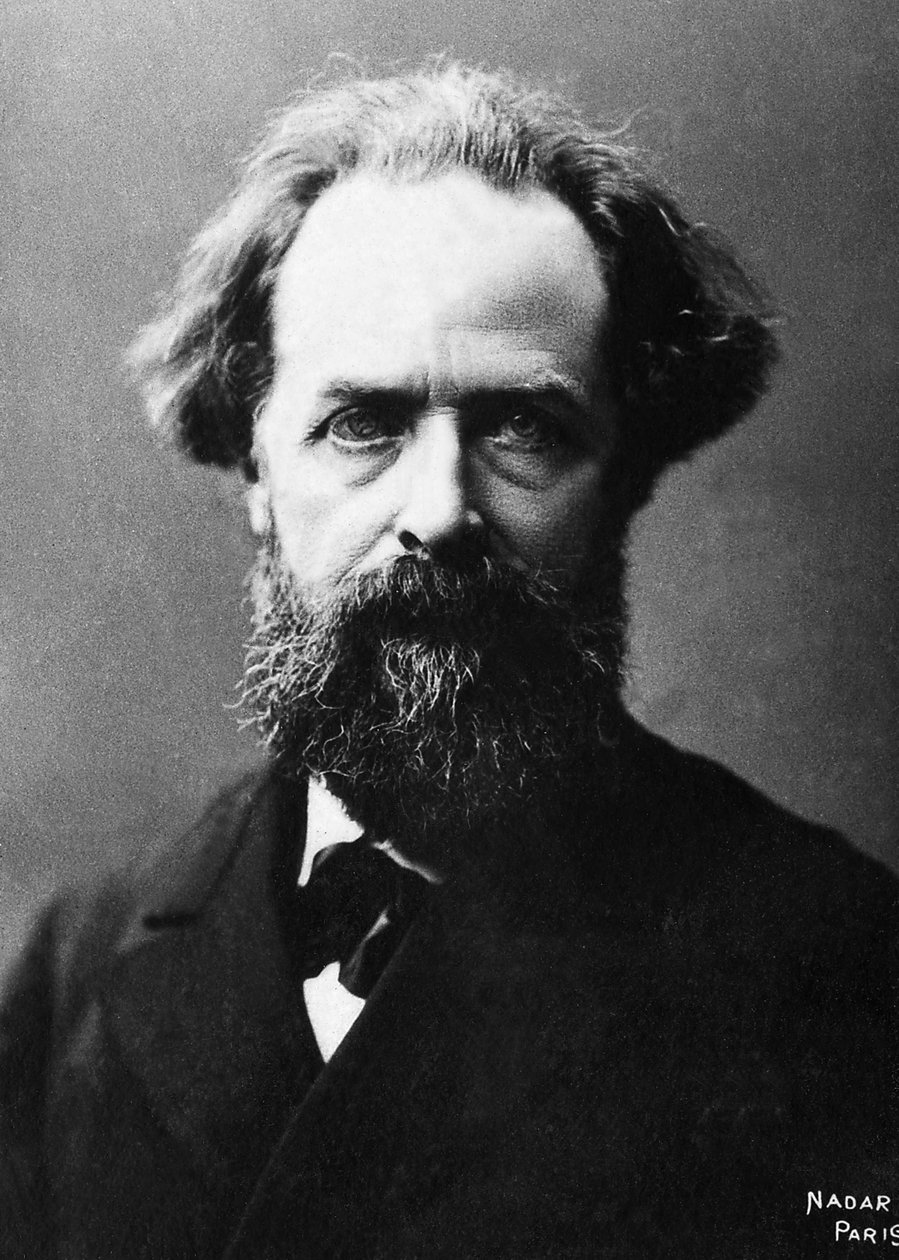Portræt af Elysee (Elisee) Reclus (1830-1905), geograf, anarkistisk militant. af Unknown photographer