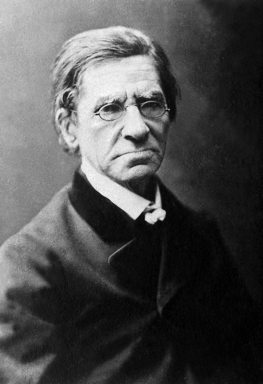 Portræt af Emile Littre (1801-1881), fransk filolog, læge og politiker. af Unknown photographer